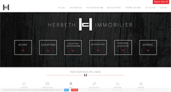 Desktop Screenshot of herbeth-immobilier.com